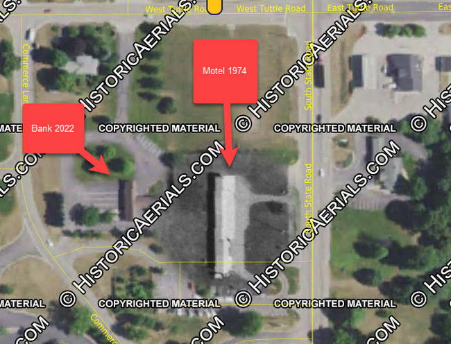 Fells Motel - Then Vs Now (newer photo)